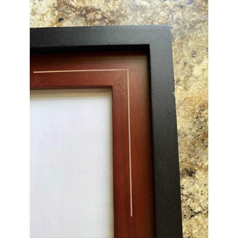 2 Family Moments Cherished Memories Wood Picture Frames Hanging Or Free Standing